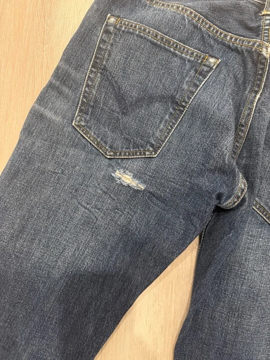 Levi’s 501 XX Men’s Jeans W31 L32 Dark Wash Button Fly Straight Leg Denim - Picture 10 of 12